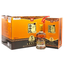 白云边 五星陈酿 浓酱兼香型白酒 50度 520ml*6瓶 整箱装（含礼品袋）