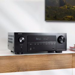 denon 天龙 avr-x2700h 7.2声道功放机 黑色