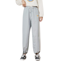 TONLION 唐狮 女士休闲长裤 62542FC0093425A 浅水蓝 L