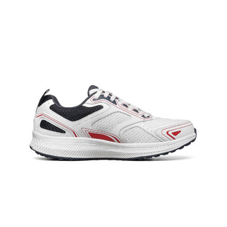 SKECHERS 斯凯奇 Go Run Consistent 男子跑鞋 220081/WNVR 白/黑/红 42.5