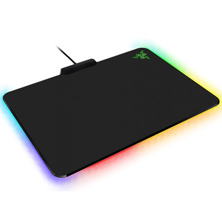 RAZER 雷蛇 烈焰神虫 织物版 鼠标垫 355*255*3.5mm RGB 黑色