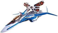 BANDAI 万代 DX超合金 剧场版超时空要塞Δ *LIVE!! 剧场版VF-31J 齐格飞 (疾风·因梅尔曼机)已上色可动手办