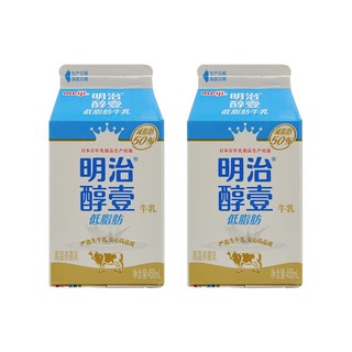 meiji 明治 醇壹 低脂肪牛乳 450ml*2盒