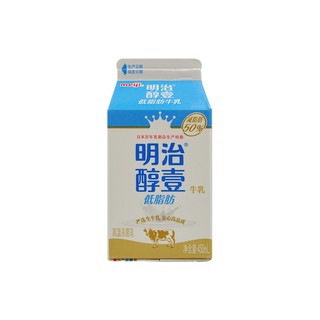 meiji 明治 醇壹 低脂肪牛乳 450ml*2盒