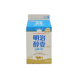 meiji 明治 醇壹 低脂肪牛乳 450ml*2盒