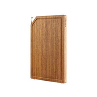 京东京造 JZ-KED014 砧板(40*28*2.5cm、黑金檀木、原木色)