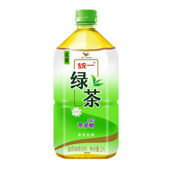 Uni-President 统一 绿茶 1L*8瓶 整箱装 调味茶饮料（新老包装随机发货）