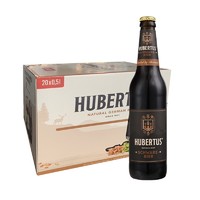 HUBERTUS 狩猎神德国进口瓶装黑啤酒  500ml*20瓶整箱装