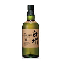 SUNTORY 三得利 白州 18年 日本 单一麦芽威士忌 43%VOI 700ml/瓶