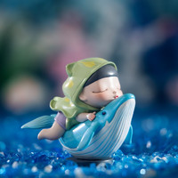 可米生活 白夜童话海洋之歌系列桌面装饰可爱潮玩公骑鲸少女Lite-小-海洋之歌