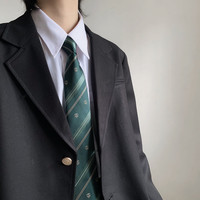 Anzmo贩卖元气 津睿附中 JK/DK制服小物 绿色领带