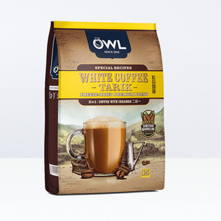 OWL 猫头鹰 2合1 拉白速溶咖啡 淡奶味 375g