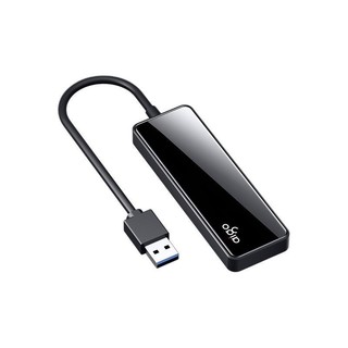aigo 爱国者 H4JD USB集线器 1分4 0.3m 黑色
