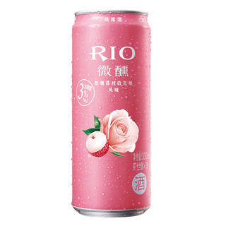 RIO 锐澳 微醺 鸡尾酒 玫瑰荔枝白兰地风味 330ml*8罐