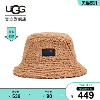 UGG 2021秋冬女士配件羊羔绒圆帽 20055