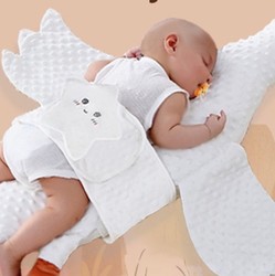 美好宝贝 婴儿排气枕大白鹅安抚飞机趴睡枕头