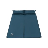 CAMEL 骆驼 户外(CAMEL) 骆驼自动充气垫床垫双人防潮垫露营加厚午休垫子户外地垫帐篷睡垫 A9S3C4107  蓝色