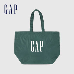 Gap 盖璞 男女装LOGO锦纶单肩背包783435 2021大容量购物袋手提包环保袋
