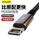 BASEUS 倍思 苹果PD快充20W数据线适用苹果13/12/X/11/XR/7plus/8充电器iphone手机充电线2米加长闪充