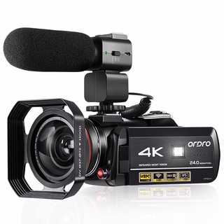 ORDRO 欧达 进口欧达 AC3高清4K摄像机数码DV夜视高端专业一体机