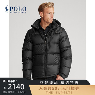 RALPH LAUREN Ralph Lauren/拉夫劳伦男装 2021年秋冬绗缝羽绒夹克RL14216 001-黑色 M