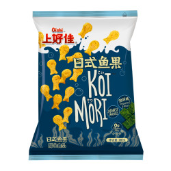 oishi上好佳日式鱼果海苔口味80g膨化食品零食