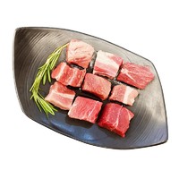 恒都牛肉 恒都 国产谷饲原切牛腩块1kg*2袋 谷饲牛肉 生鲜