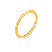 CHOW TAI SENG 周大生 Y0AC0030 女士三生三世足金戒指 16号 0.6g