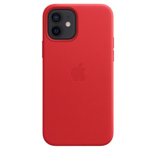 Apple iPhone12&12P MS 皮革壳绯红 MHKD3FE/A