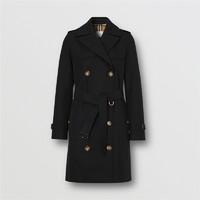 BURBERRY 博柏利 2021秋冬伊斯灵顿版型 – 短款 Trench 风衣80279491 黑色 04