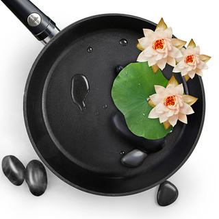 Fissler 菲仕乐 小黑锅舒适系列 煎锅(24cm、不粘、有涂层、铝合金、黑色)