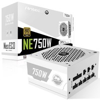 百亿补贴：Antec 安钛克 NE750 金牌（90%）全模组ATX电源 750W 白色