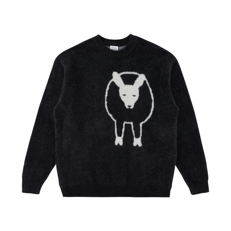MOSTWANTEDLAB ANIMAL HOTEL系列 男女款圆领针织衫 MWL-2134063