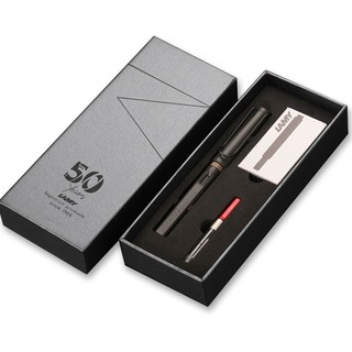 钢笔 Safari狩猎系列 50周年款 磨砂黑 F尖 礼盒装