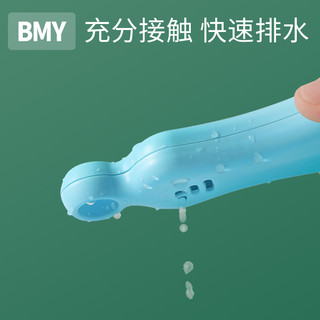 水温计婴儿测水温宝宝洗澡温度计家用儿童知暖水温专用用品水温卡（泡泡温度计青色+洗头杯）