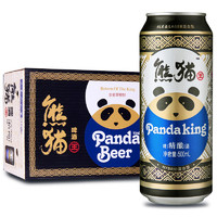 PLUS会员：Panda King 熊猫王 精酿啤酒 12度 听罐装 500ml*12听整箱装