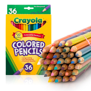 Crayola 绘儿乐 68-4036 儿童绘画 36色礼物彩色铅笔