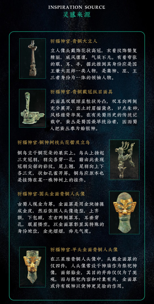 三星堆博物馆雕塑 三星堆博物馆考古盲盒祈福神官文创手办多少钱 什么值得买