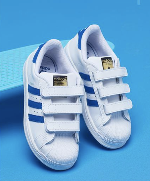 小编精选adidas阿迪达斯三叶草小童魔术贴贝壳板鞋