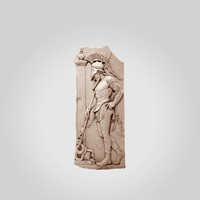 大英博物馆 《战士浮雕》复刻 17x2.4x40(h)cm