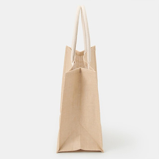 MUJI 無印良品 女士黄麻手提包 EGD42A1S 黄麻色 中号