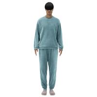 Bananain 蕉内 男士法兰绒家居服套装 H301P 墨绿 M
