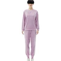 Bananain 蕉内 女士法兰绒家居服套装 H301P 粉紫 M
