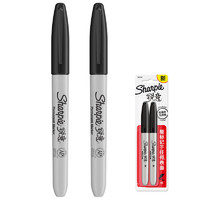 Sharpie 锐意 单头马克笔 黑色 2支装