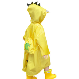 欧育 B1007 儿童雨衣 黄色 XXL