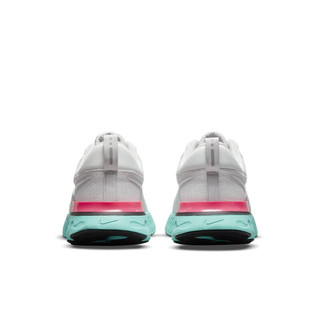 NIKE 耐克 React Infinity Run Fk 2 男子跑鞋 CT2357-005 白/绿/粉 44