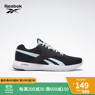 Reebok 锐步 官方女鞋GZ8307低帮运动健身训练鞋 GZ8307-黑色/蓝色 37.5