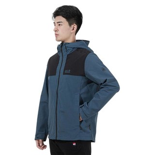 Jack Wolfskin 狼爪 男子冲锋衣 5025711-1249 灰蓝色 M