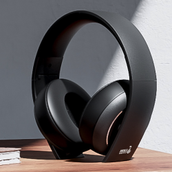 holyserpent蛇圣f5耳罩式头戴式动圈降噪蓝牙耳机黑色