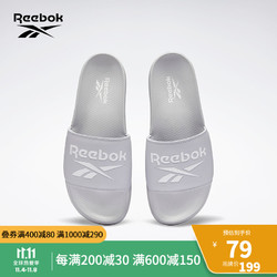 Reebok 锐步 官方夏季男女鞋EH0667简约LOGO印花凉鞋拖鞋 FZ3166